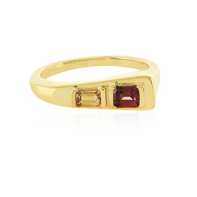 Mahogany Zircon Silver Ring (MONOSONO COLLECTION)