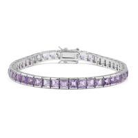 Amethyst Silver Bracelet