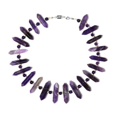 Amethyst Silver Necklace