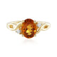 Madeira Citrine Silver Ring