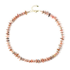 Rhodochrosite Silver Necklace