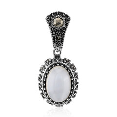 White Moonstone Silver Pendant (Annette classic)