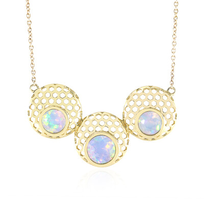 9K Welo Opal Gold Necklace (Ornaments by de Melo)