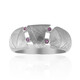 Pink Sapphire Silver Ring