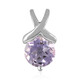 Rose de France Amethyst Silver Pendant