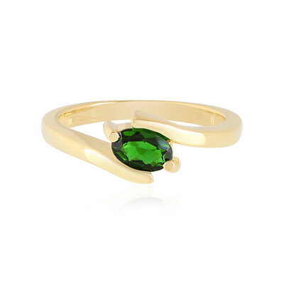 Russian Diopside Silver Ring