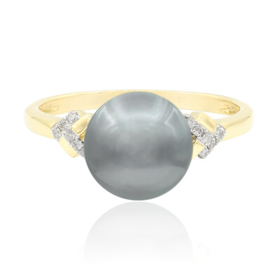 9K Tahitian Pearl Gold Ring (TPC)