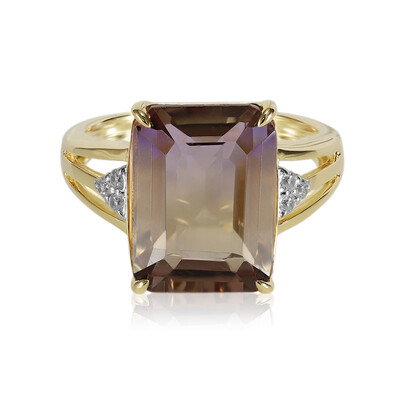 9K Ametrine Gold Ring (Adela Gold)