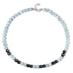 Brazilian Aquamarine Silver Necklace