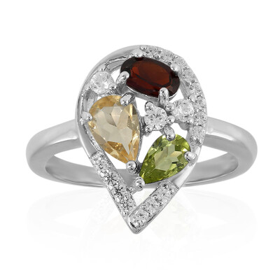 Citrine Silver Ring