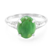 Imperial Chrysoprase Silver Ring