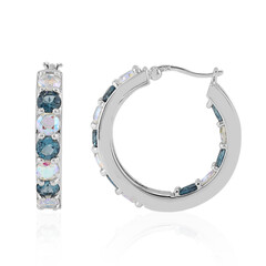 London Blue Topaz Silver Earrings