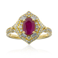 14K Mozambique Ruby Gold Ring (CIRARI)