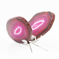 Accessory with Pink Agate