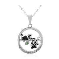 Tsavorite Silver Necklace