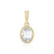 9K Zircon Gold Pendant