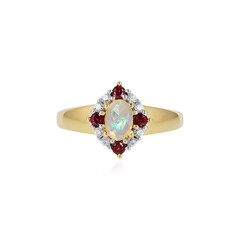 Welo Opal Silver Ring