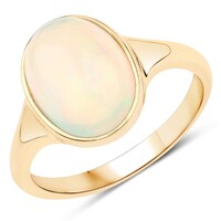 Welo Opal Silver Ring