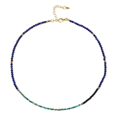 Lapis Lazuli Silver Necklace (Riya)