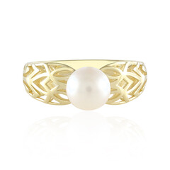 9K White Freshwater Pearl Gold Ring (Ornaments by de Melo)