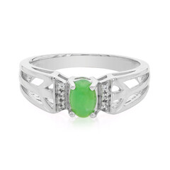 Imperial Chrysoprase Silver Ring