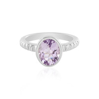 Rose de France Amethyst Silver Ring