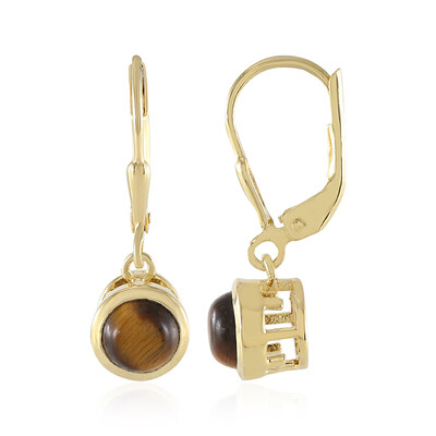 Tiger´s Eye Silver Earrings