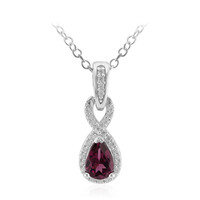 Rhodolite Silver Necklace