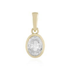 9K Zircon Gold Pendant