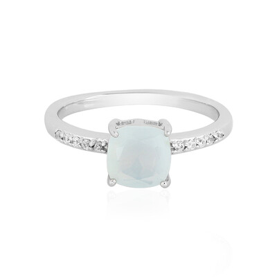 Paraiba Opal Silver Ring