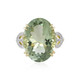 9K Rio Grande Green Amethyst Gold Ring