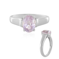 Kunzite Silver Ring