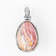 Lace Agate Silver Pendant