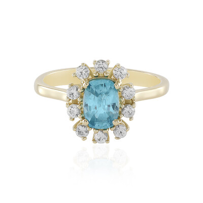 9K Ratanakiri Zircon Gold Ring (Adela Gold)