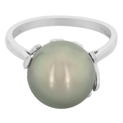 10K Tahitian Pearl Gold Ring