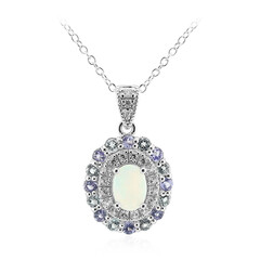 Welo Opal Silver Necklace