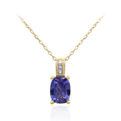 14K AAA Tanzanite Gold Necklace (CIRARI)