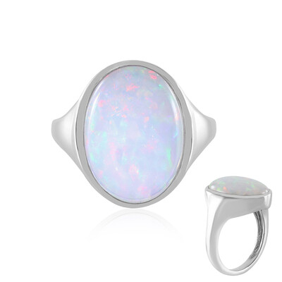 Welo Opal Silver Ring