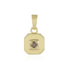 I3 Brown Diamond Silver Pendant