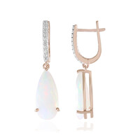 9K AAA Welo Opal Gold Earrings (SUHANA)