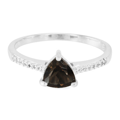 Smoky Quartz Silver Ring