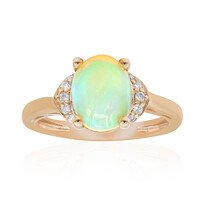 10K Australian Opal Gold Ring