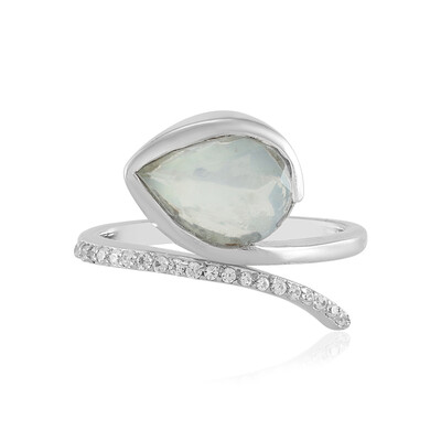 Paraiba Opal Silver Ring