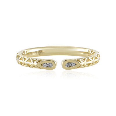 9K I2 (I) Diamond Gold Ring (Ornaments by de Melo)