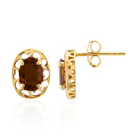 Madeira Citrine Silver Earrings