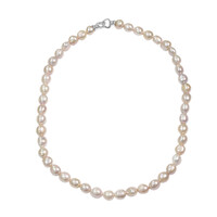 Freshwater pearl Silver Necklace (TPC)