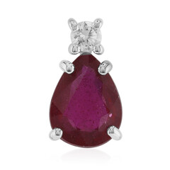 Bemainty Ruby Silver Pendant