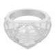 White Quartz Silver Ring (MONOSONO COLLECTION)