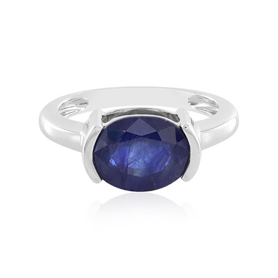 Madagascar Blue Sapphire Silver Ring