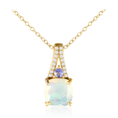 Welo Opal Silver Necklace